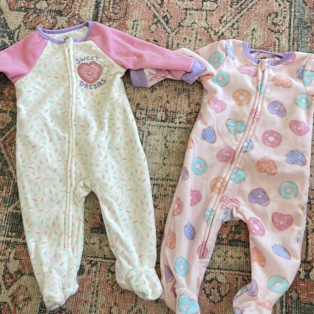 Baby Girl Sleeper with Footies 6M